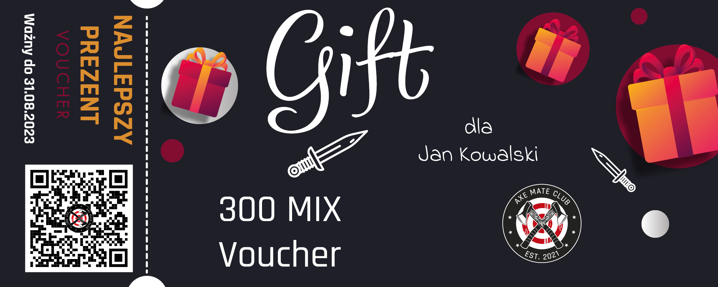 Voucher podarunkowy MIX (90 min) (1/1)